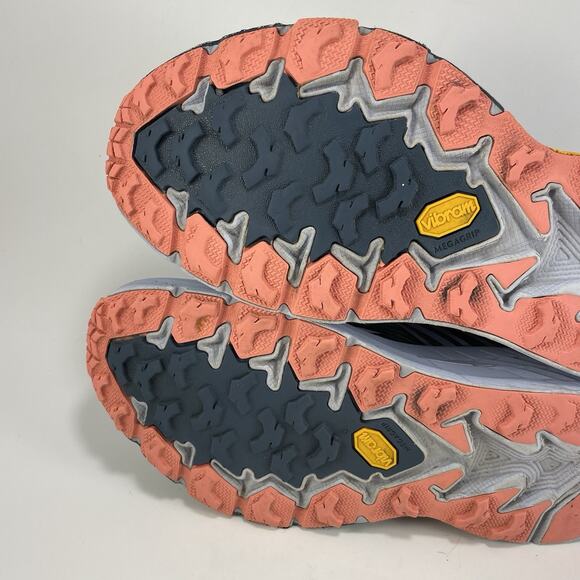 Hoka One One Speedgoat 4 Running Shoe Women Size 9 Purple Sneaker Vibram Trail - Picture 10 of 12
